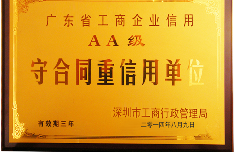 守合同重信用單位